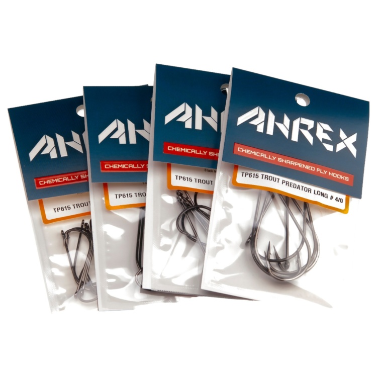 Ahrex Tp615 Trout Predator Long #4/0 Fly Tying Hooks